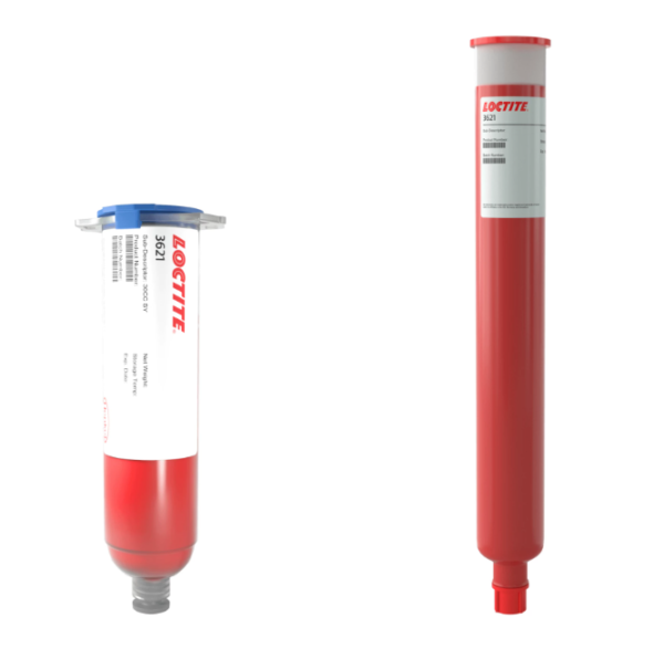 LOCTITE 3621 - Heat-curing red epoxy adhesive for SMD bonding in electronics manufacturing applications