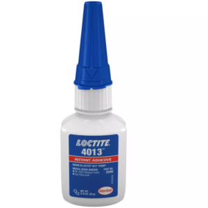 LOCTITE® 4013™ – Medium-viscosity cyanoacrylate adhesive – Bonding plastics, metals; disposable medical device assembly; ISO 10993 compliant.