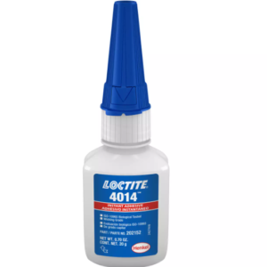 LOCTITE® 4014™ – Medical-grade cyanoacrylate adhesive – Bonding plastics, metals; rapid curing for disposable medical device assembly.