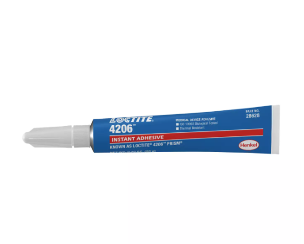 LOCTITE® 4206™ – Elastomer-Toughened Cyanoacrylate Adhesive – Bonding metals, rubbers, plastics; heat and humidity-resistant applications