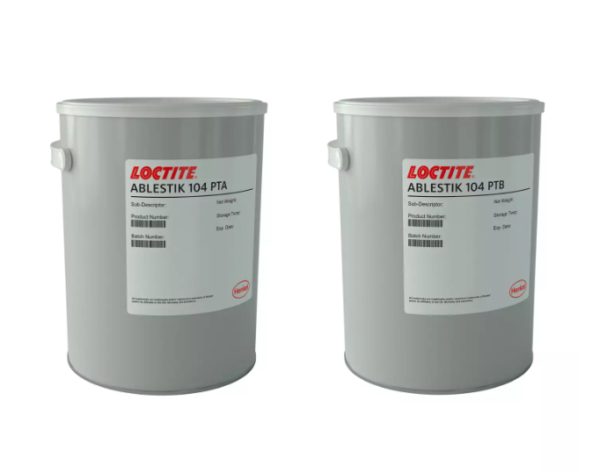 LOCTITE® ABLESTIK 104 – Epoxy adhesive for bonding metals, glass, ceramics, and thermoset plastics in high-temperature applications.