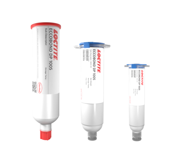 LOCTITE® ECCOBOND DP 1005 – Jet dispensable die attach adhesive for bonding low-energy plastics to metal substrates.