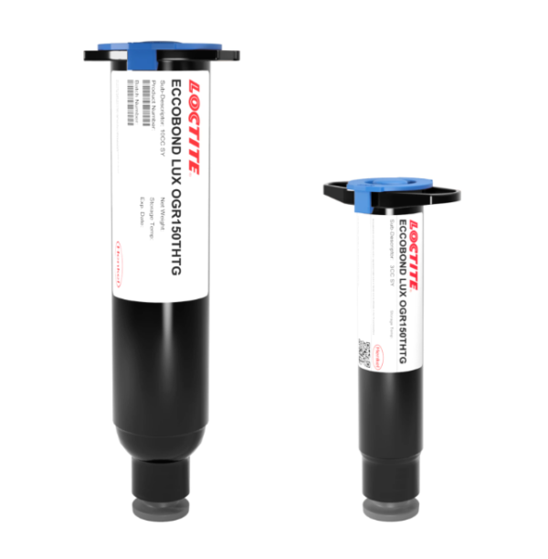 LOCTITE® ECCOBOND LUX OGR150THTG – Photocurable acrylate adhesive for high-throughput optoelectronic assembly operations.