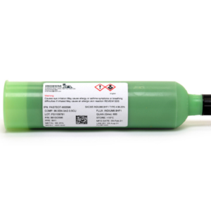 Indium 8.9HF1 - Indium PASTEOT-800596-600g-T4 Solder Paste, No Clean, Lead Free, T4, 88.25%, SAC305, 600g Cartridge