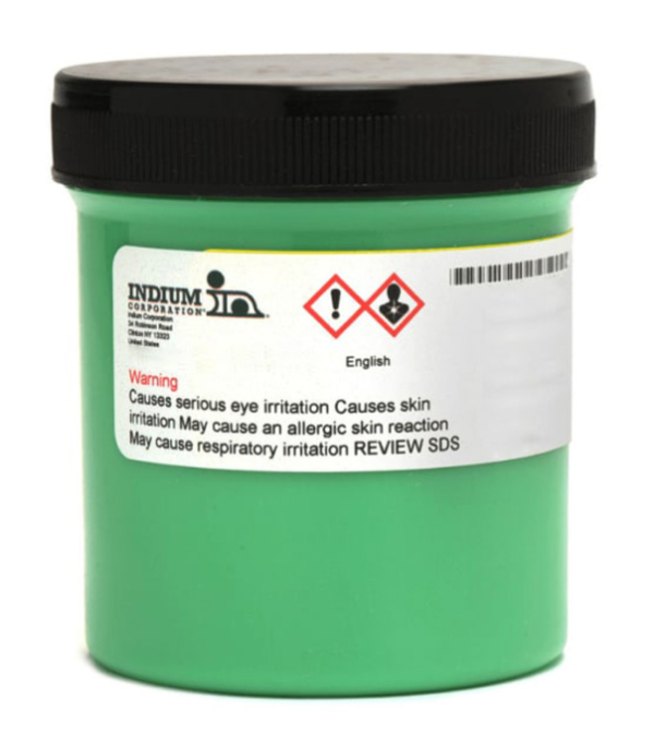 Indium 10.1 - Indium PASTEOT-82711 Solder Paste, No Clean, Lead Free, T4, 88.5%, SAC305, 500g Jar