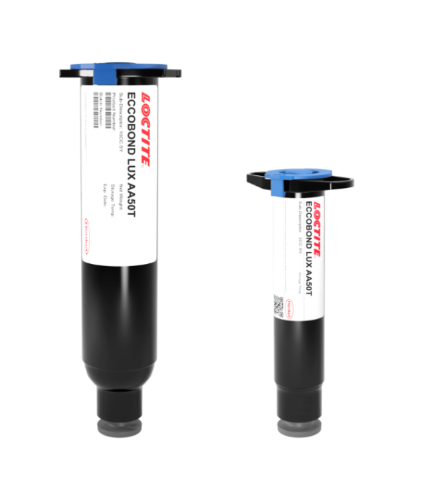 LOCTITE® ECCOBOND LUX AA50T - Adhesive - Optoelectronic devices, LED mounting, Laser diode packaging, Fiber pigtailing, and transceiver active alignment and potting