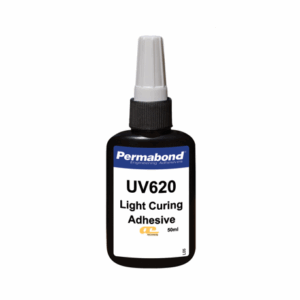 PERMABOND UV620 - Fast curing UV adhesive for glass, crystal, metal, high clarity, non-yellowing bonds