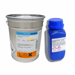 Araldite® CW 2243-2 L with Aradur® HY 842 is a filled epoxy casting system for small transformers and suppressor chokes, offering low viscosity, flexibility, thermal shock resistance, and UL 94 V-0 flammability compliance.