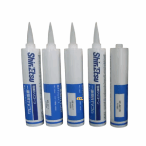 Shin-Etsu KE-441 silicone adhesive delivers reliable self-leveling sealing for electronics and gasketing with durable elastomeric bonding.