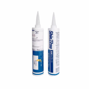 Shin-Etsu KE-45 silicone adhesive offers durable elastomeric sealing for electronics and gasketing with excellent adhesion.
