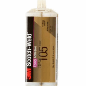 3M™ Scotch-Weld® EPX® DP105 – Fast-setting, flexible clear epoxy for bonding dissimilar surfaces with thermal expansion differences