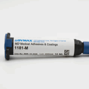 Dymax MD® 1181-M adhesive for medical device bonding of plastics, metals, and glass substrates