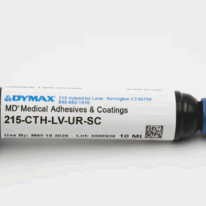 Dymax MD® 215-CTH-LV-UR-SC adhesive for catheter assembly with Encompass® See-Cure and Ultra-Red® technology