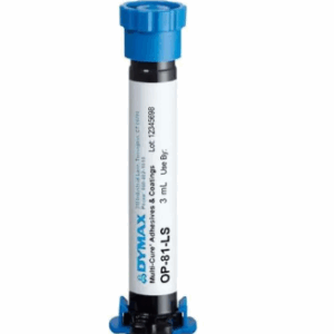 Dymax OP-81-LS low-shrinkage adhesive for precision optical bonding and photonic device encapsulation