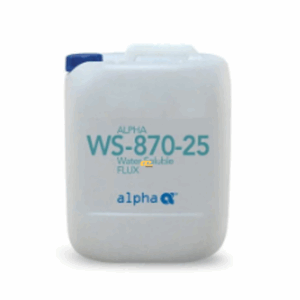 MacDermid Alpha®- Alpha 870-25 and 871-25A liquid fluxes – engineered for wave soldering with reliable wetting, minimal bridging, and stable residues, ensuring consistent solder joint integrity for modern PCB assemblies.