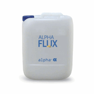 Alpha NR205 liquid soldering flux – engineered for selective and wave soldering, providing excellent wetting, reliable hole-fill, and very low residues, ensuring high insulation resistance and durable solder joints for demanding PCB assemblies.