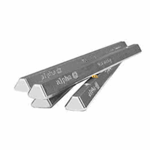 Alpha SACX Plus 0107 solid solder bar – lead-free wave solder alloy delivering excellent fluidity, reduced copper dissolution, and reliable joint integrity for high-performance PCB manufacturing.
