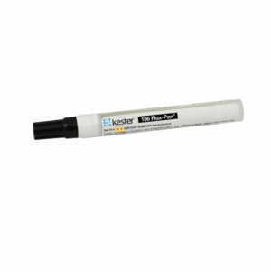 Kester 186 Flux-Pen® – convenient RMA flux applicator designed for rework and touch-up soldering, offering controlled flux deposition, excellent wetting, and reliable solder joint quality with minimal residue.