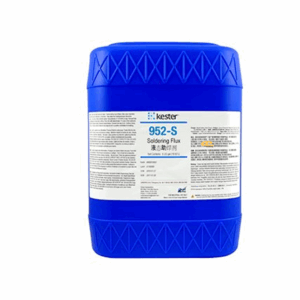 Kester 952-S liquid flux – halogen-free, no-clean formulation developed for wave soldering and rework, ensuring fast wetting, excellent solder joint reliability, and minimal non-corrosive residues for high-density PCB assemblies.