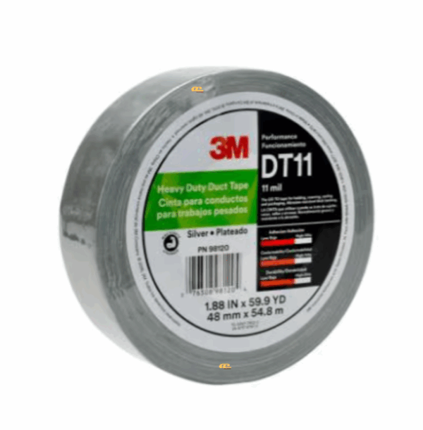 3M™ Heavy Duty Duct Tape DT11 - Rubber adhesive duct tape - seaming, bundling, patching, insulation, labeling, temporary repair