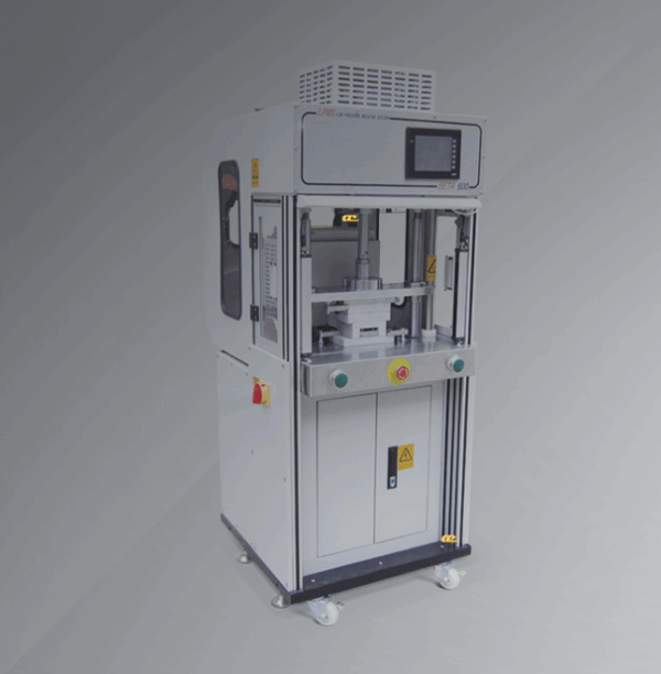 BETA 600 – Entry-level horizontal low pressure molding for PCB and electronics encapsulation with compact mobile design