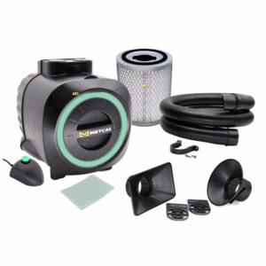 BVX-250-KIT Portable dual-station fume extraction system for soldering fumes, smoke, dust, and vapors