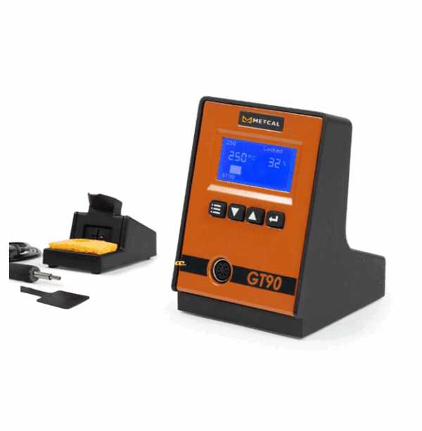 Metcal GT90 Soldering System – Compact 90 W station with Chip-in-Cartridge technology for precision soldering applications