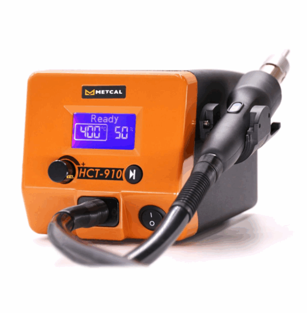Metcal HCT-910 Hot Air Rework System – High-performance 900 W hot air tool for soldering and desoldering applications