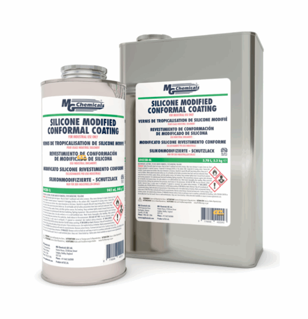 MG Chemicals 422B Silicone Modified Conformal Coating - Protective Coating - High-Temperature PCB and Electronics Protection
