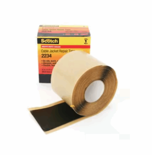 Scotch® Cable Jacket Repair Tape 2234 - Mastic adhesive - Cable jacket repair, insulation, sealing, electrical maintenance, abrasion protection