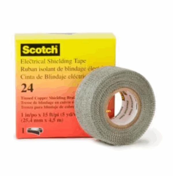 Scotch® Electrical Shielding Tape 24 - Copper shielding tape - electrical maintenance, power cable splicing and termination