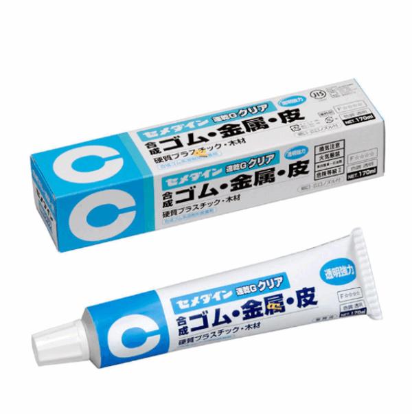 CEMEDINE SOKKAN G Clear - SBS solvent adhesive - Transparent bonding for multiple materials and applications