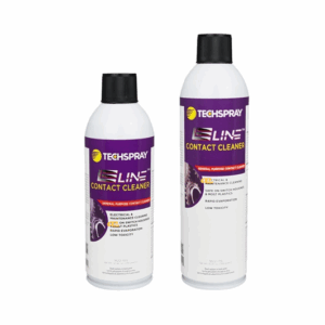 Techspray E-Line Contact Cleaner – Powerful, low-toxicity cleaner for contacts, switches, relays, and electronic components