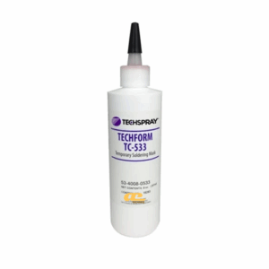 Techform TC-533 Peelable Solder Mask – High-temperature latex mask for protecting PCBs during soldering