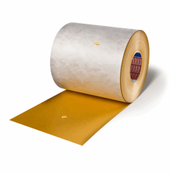 tesa® 50537 - Synthetic fleece tape with elastomeric adhesive for temporary fixing of automobile transit covers