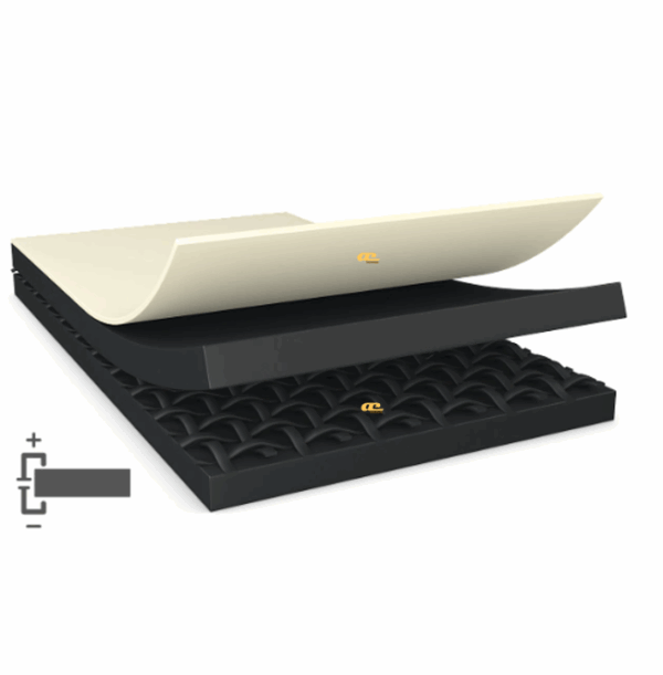 tesa® 60231 - Electrically conductive tape - matte black covering, electronic shielding, and edge wrapping applications