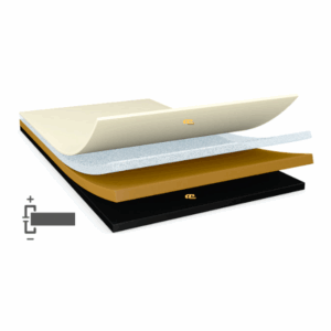 tesa® 60238 - Electrically conductive EMI shielding tape - display edge wrapping, ESD grounding, light and heat management