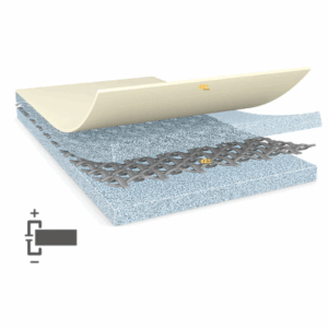 tesa® 60252 - Electrically conductive woven tape - EMC grounding, electrostatic discharge, harsh environmental bonding