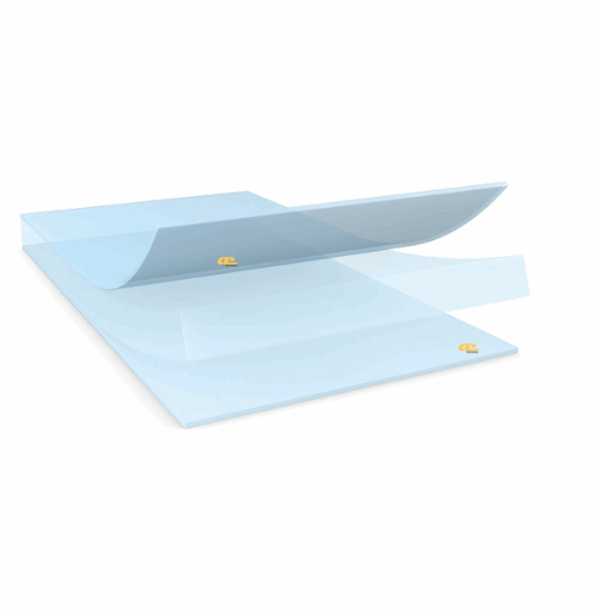 tesa® 69908 - UV-curable optically clear transfer tape - curved cover lamination, plastic cover lamination